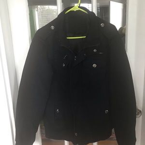 Men’s black utility jacket